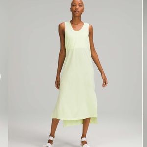 Lululemon Athletica Light Green Maxi Dress